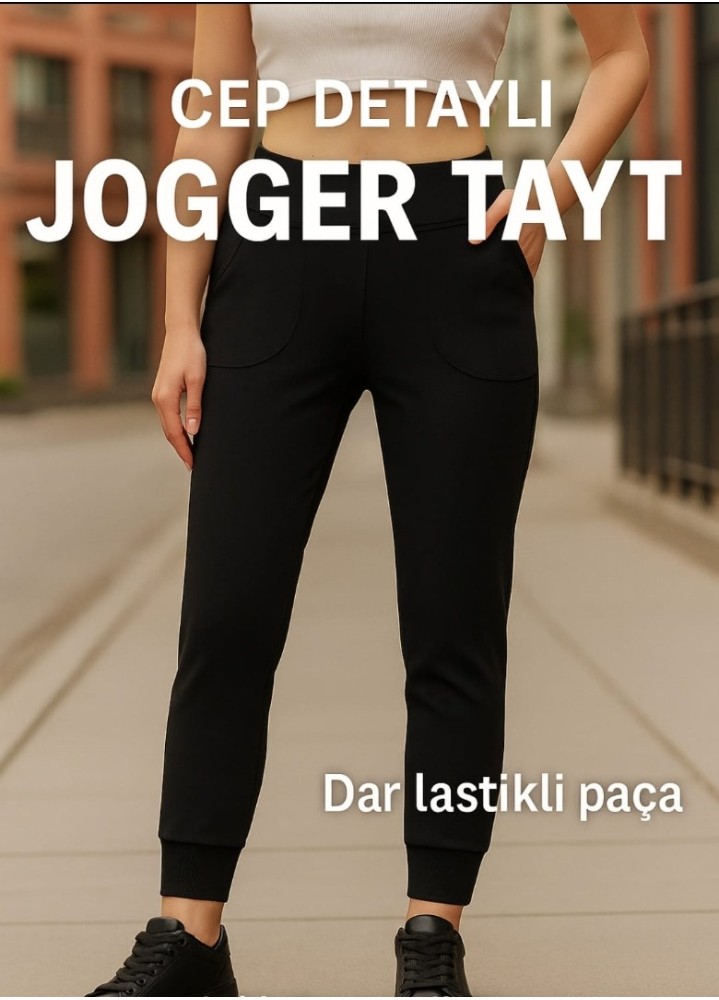 Jogger Tayt Cep Detaylı Spor ve Günlük Kullanım İçin İdeal 